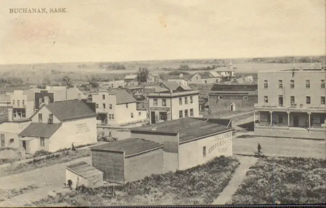 Overlooking the town of Buchanan